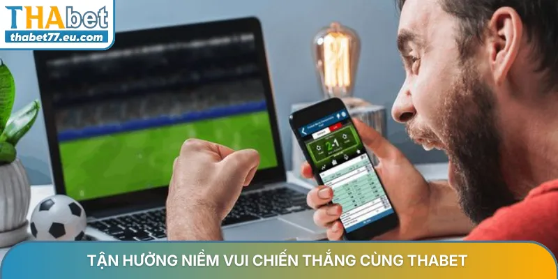 Tận hưởng niềm vui chiến thắng nhận tiền thưởng cùng Thabet
