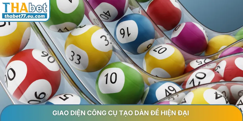 Giao diện công cụ tạo dàn đề hiện đại