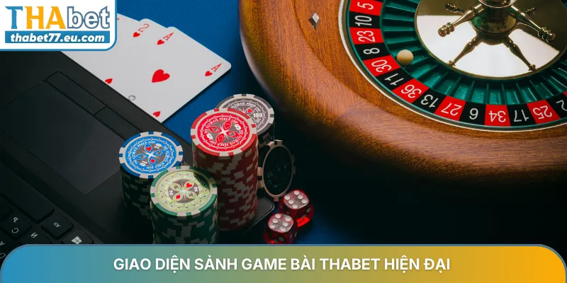 Giao diện sảnh game bài Thabet hiện đại