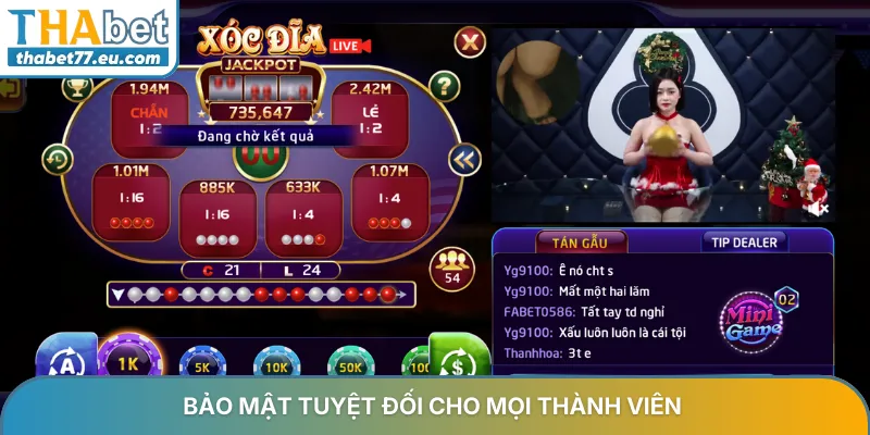 Bảo mật tuyệt đối khi tham gia cá cược cho mọi thành viên